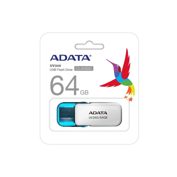 Флеш-накопичувач ADATA USB 2.0 AUV 240 64Gb White