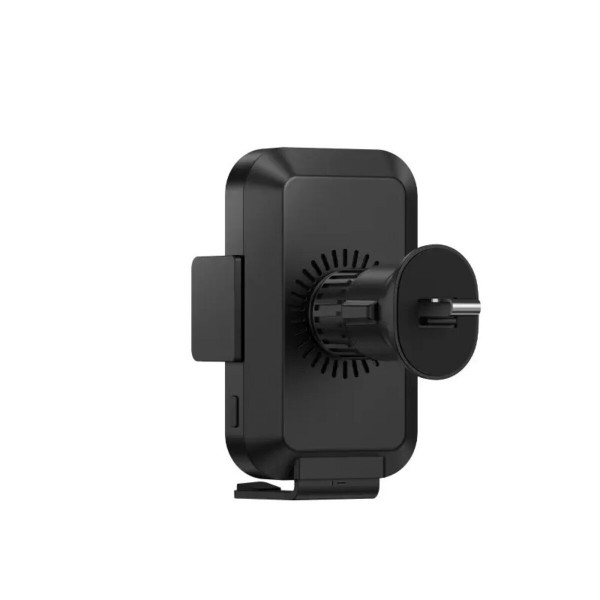 Автотримач для телефона з БЗП Baseus Halo Electric Wireless Charging Car Mount 15W Black