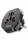 Мережевий зарядний пристрій HOCO AC6 Unimpeded universal conversion plug Black