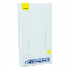 Захисне скло Baseus Crystal 0.3 mm для iPhone 13/13 Pro/14/16e (2 шт) SGBL100002