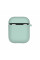 Футляр Silicone Case with microfibra для Airpods 1/2