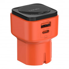 Мережевий Зарядний Пристрій LDNIO Q2420 GAN 45W+Type-C to Type-C