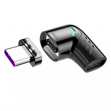 Адаптер Magnetic Type-C 120W угловой 90 градусов
