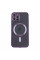 Чехол TPU Metallic Full Camera with Magsafe для iPhone 12 Pro