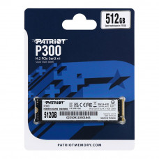 SSD M.2 Диск Patriot P300 512GB NVMe 2280 PCIe 3.0x4 3D NAND TLC (P300P512GM28)
