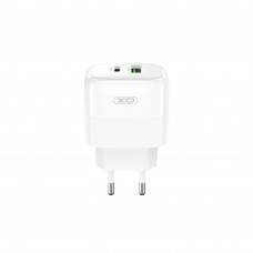 Мережевий Зарядний Пристрій XO L137 1USB-C/1USB PD/QC 20W