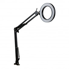 Настольная Кольцевая LED Лампа FX308A На Струбцине 6'