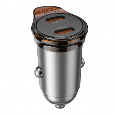 Автомобільний Зарядний Пристрій Hoco NZ16B 2USB-C QC/PD45W
