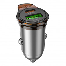 Автомобільний Зарядний Пристрій Hoco NZ16A 1USB-C/1USB QC/PD43W