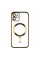 Чехол TPU Metallic Full Camera with Magsafe для iPhone 12