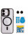 Чехол TPU+PC+Metal Stand Case with MagSafe and Camera Lenses для iPhone 16
