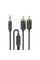 Aux Hoco UPA28 AUX 3.5 to dual RCA 1.5m