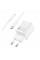 Сетевое Зарядное Устройство Hoco C149A 1USB/1USB-C PD/QC 30W+Type-C to Lightning