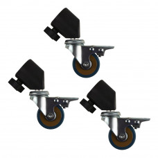 Комплект Коліс для Фотообладнання 22мм (Метал)