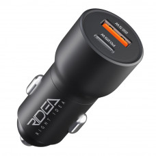 Автомобільний Зарядний Пристрій Ridea RCC-30110 QPow 1USB/1USB-C PD/QC 30W