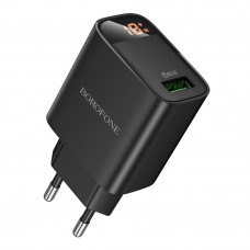 Сетевое Зарядное Устройство Borofone BA95A 1USB QC 18W Led Display