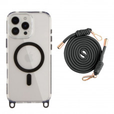 Чехол TPU+PC LanyardCase with MagSafe для iPhone 16 Pro Max