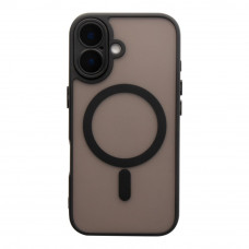 Чехол TPU+PC Magnetic Matte Camera Lens with Magsafe для iPhone 16