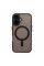 Чехол TPU+PC Magnetic Matte Camera Lens with Magsafe для iPhone 16