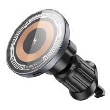 Автодержатель Borofone BH211 Riley Magnetic Wireless 15W