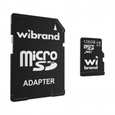 Карта Пам'яті Wibrand MicroSDHC 128gb UHS-1 U3 10 Class &amp; Adapter