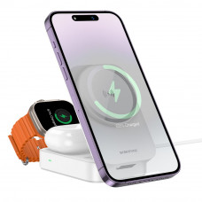 Бездротовий Зарядний Пристрій Borofone BQ38 3-in-1 For iWatch