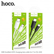 USB Hoco X88 Gratified 60W Type-C to Type-C 2m