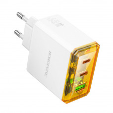 Мережевий Зарядний Пристрій Borofone BAS34A 2Type-C/1USB PD/QC 65W