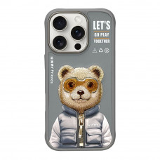 Чехол TPU+PC Nimmy 3D with Metal Buttons для iPhone 16 Pro