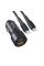 Авто Зарядное Устройство Ridea RCC-47114 QPow Pro 1USB/1USB-C PD/QC 47.5W+Type-C to Type-C