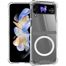 Чехол TPU Clear Case with MagSafe для Samsung Flip 6 (F741)