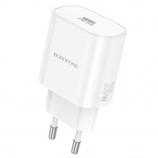 Сетевое Зарядное Устройство Borofone BA82A 1USB-C PD/QC 25W