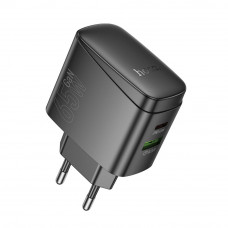 Мережевий Зарядний Пристрій Hoco CS63A 1USB/1USB-C PD65W/QC GAN