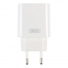 Мережевий Зарядний Пристрій XO L103 1USB QC 18W+USB to Type-C