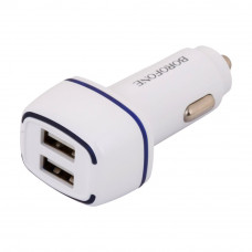 Автомобільний Зарядний Пристрій Borofone BZ14 Lightning 2USB2.4A