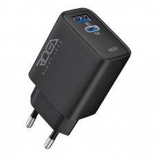 Мережевий Зарядний Пристрій Ridea RW-20220 Rapid Duo 1USB/1USB-C QC/PD 20W