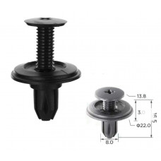 Кліпси C0070 розпірні (Nissan 0155303101) (уп.100шт)