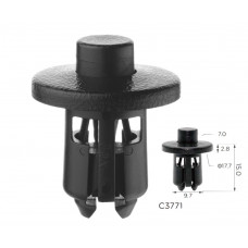 Фіксатор C3771 натискна/розпірна TOYOTA, LEXUS (9046710170C0) ( уп. 100 шт.)