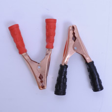 Затискачі для клеми АКБ (крокодили) (+/-)300-500А (д.140мм/ш.20мм/т,0,8мм) "Elegant" EL 102 213