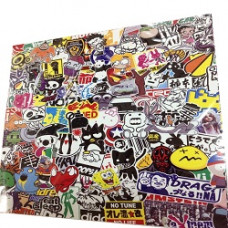 Наліпка-стікер суцільна кольорова (18х16)