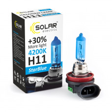 Лампа 12V_H11 55W 4200K StarBlue "Solar" (1шт) (1281) (10шт/уп)