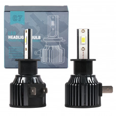 Лампа LED H3 радіатор+кулер 60W/9600Lm/6000K 3570 Chip IP65/9-32V "C7" 12 міс.гарантія