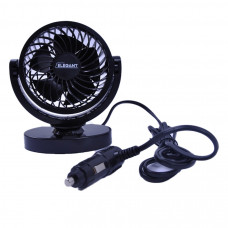Вентилятор 12V "4 дюйми" на підставці скотч "Elegant" Один режим / 101 549 (12шт)
