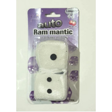 Освіжувач "Кубики" білі персик (2шт/бл.) 12шт/ящ.