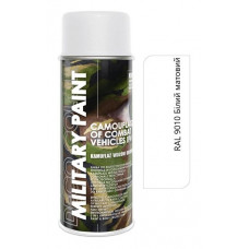 Фарба білий мат 400ml "Deco color" Military Paint Ral 9010 (12шт/уп)
