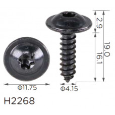 Саморіз H2268 VOLKSWAGEN (N90698606, 18618) ( уп. 100 шт.)