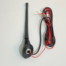 Антена врізна в дах - нахил 51° - болт 12-ка - підсилювач - 12см, шнур 2,8м AZ-002 EK 172