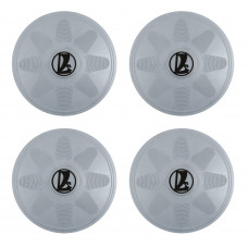 Ковпаки диска Lada сірі / чорна емблема (розболтування 4х98) (4шт)