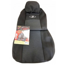 Чохли ВАЗ 2111-2112 чорні ( Сіра середина) "Автосвіт" 4 підгол-ка