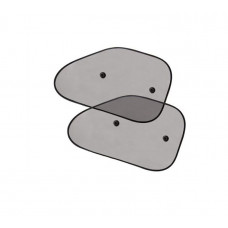 Шторка каркасна на присосці збоку 650х380mm TH-207S коса.чорн.